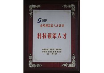 2011金鸡湖双百人才计划科技领军人才
